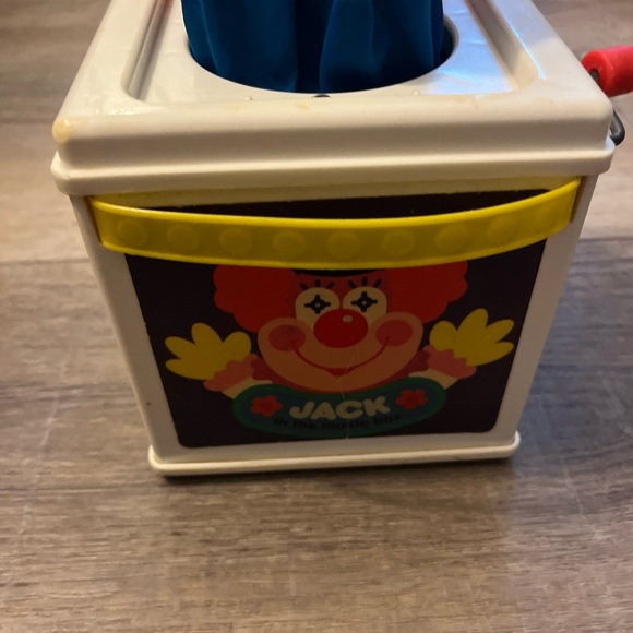 Mattel Jack in the Box Clown 1987 Music Pop Goes Weasel Vintage - Picture 4 of 9